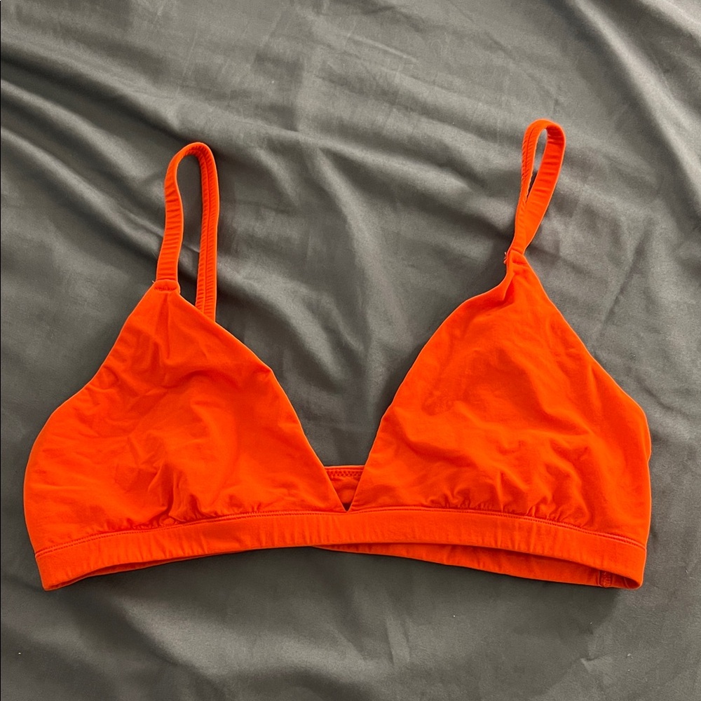 SKIMS Vibrant Orange Bralette